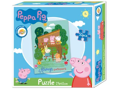 Produktbild von Puzzle Peppa Pig Always outdoor - 50 Teile