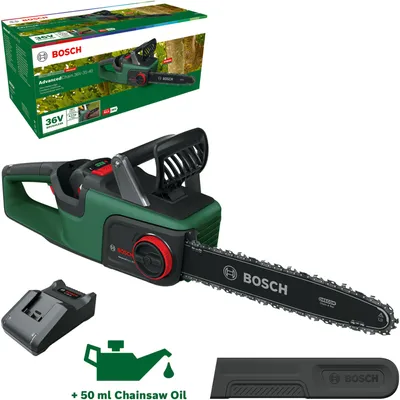 Obrázok produktu pre Bosch AdvancedChain 36V-35-40, 14 m/s, 1,1 mm, Čierna, Zelená, Batérie, 2 Ah, 36 V