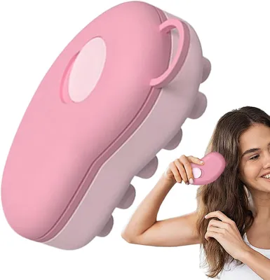 Productafbeelding van Verkoelende siliconenmassagekam voor de hoofdhuid