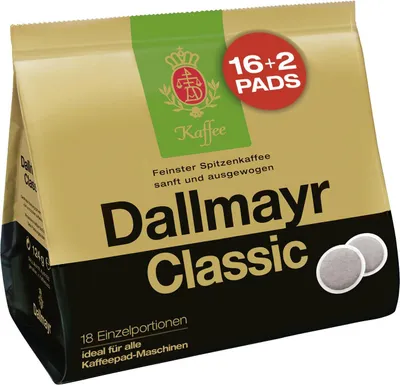 Produktbild von Dallmayr Classic | 16+2 Kaffeepads