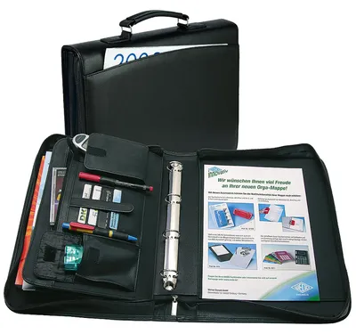 Obrázok produktu pre Wedo 58 3001, Koža, Čierna, A4, Vizitka, 355 mm, 65 mm