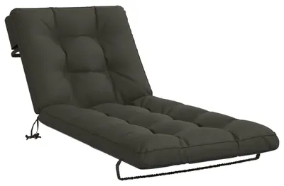 Productafbeelding van Zonnebedkussen VIANEN, 100% polyester, antraciet