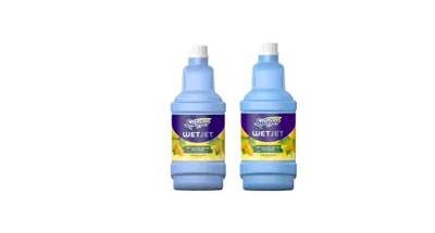 Produktbild von Swiffer WetJet Bodenwischer Bodenreiniger 1,25L - Reinigungslösung (2er Pack) Window Fresh Citrus