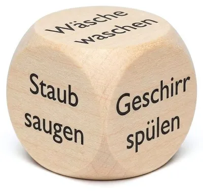 Produktbild von Haushalts Holzwürfel 30 mm Entscheidungswürfel - 4142