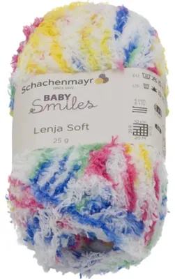 Zdjęcie produktu dla Przędza LENJA SOFT – 25 g / 85 m – żółta, niebieska, różowa