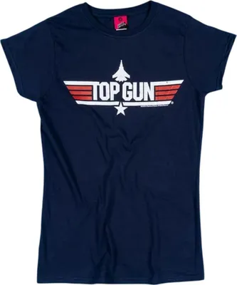 Produktbild von Top Gun - "Iceman" T-Shirt für Damen, Anliegend TT174 (S) (Blau)