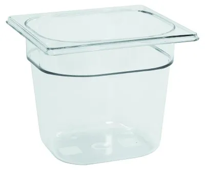 Obrázek produktu pro Nádoba GN 1/6, plastová - rozměry 176 x 162 x 150 mm - objem 2,3 litru