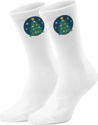 Produktbild von epicsocks Weihnachtsfreude Weihnachtsbaum Socken in 37-41 im Paar