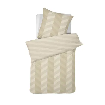 Produktbild von Damai Atomy - Bettbezug mit Reißverschluss - Satin - 155x220 cm - Soft Beige