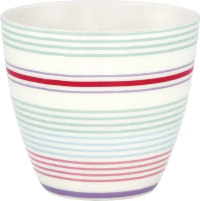 Produktbild von Greengate Divia Latte Cup white 0,35l