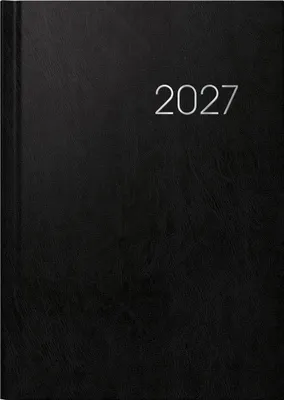 Produktbild von BRUNNEN 1079660907 Buchkalender Mod. 796 2027 A5, Kunststoff, schwarz
