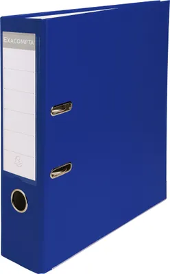 Image de Exacompta 20x Classeur à levier polypropylène dos de 75mm Bleu 918407B