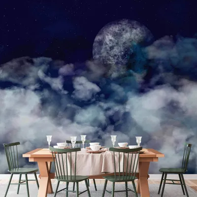 Produktbild von Vlies Fototapete - Journey to the Moon 100x70 cm Landschaften c-A-0245-a-a