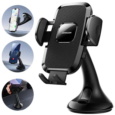 Produktbild von Joyroom Mechanischer Autotelefonhalter Für Cockpit-Armaturenbrett Schwarz (Jr-Zs259)