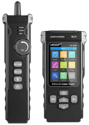 Productafbeelding van Zimilo Multifunctionele netwerktester, professionele RJ45-kabelsonde met PoE, PING, IP-scan, lengtemeting en poorttest