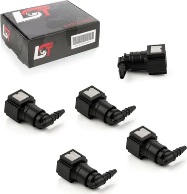 Produktbild von 5x Schnellverschluss Kraftstoffleitung Kupplung L-Stück 6,3x3mm für JEEP FORD