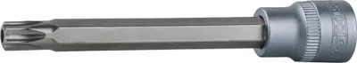 Produktbild von KS TOOLS 911.3973-E 3/8" Bit-Stecknuss Torx mit Stirnlochbohrung, lang, TB27, auf Hänger