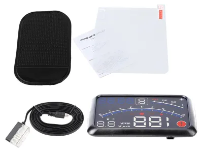 Produktbild von HUD-Display, Alarmfunktion, Kilometerzähler, universell zum Fahren