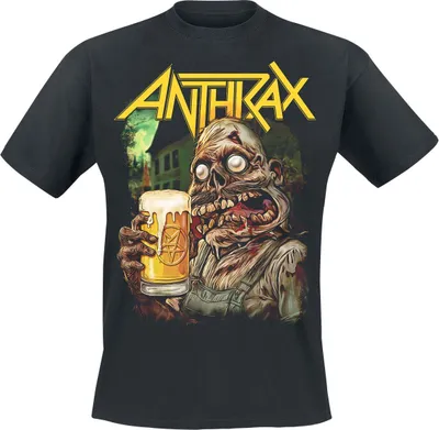 Produktbild von Anthrax T-Shirt Herren Notober schwarz S