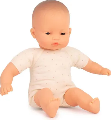Obrázok produktu pre Miniland bábika ázijské dieťa s látkovým telom 32cm
