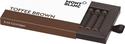 Productafbeelding van Montblanc® 105189 inktpatronen - 8 stuks, toffeebruin