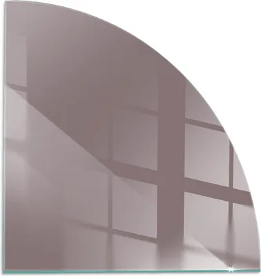 Produktbild von Farbe Beige – Glasbodenplatte für – Kaminofen – Kaminplatte Glas – Schutzglas – Funkenschutzplatte –Glasbodenplatte Feuerfeste – Hitzeschutzplatte – Bodenschutz aus Glas – 1/4 100x100 cm