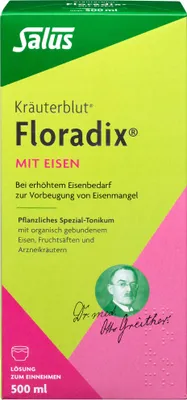 Obrázek produktu pro Floradix s roztokem železa, 500 ml roztoku