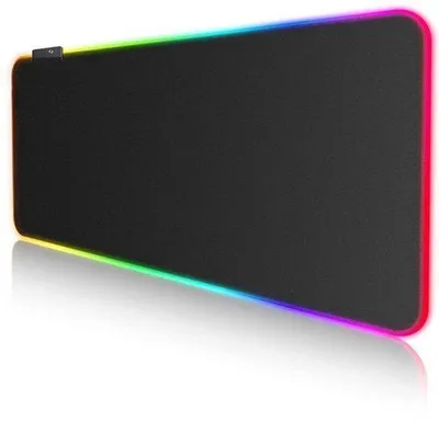 Productafbeelding van Gaming Muismat RGB - 800 x 300 x 4 mm - Rubber - Waterdicht - Voor Kantoor En Gaming