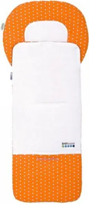 Produktbild von Odenwälder 10105-1999 Babycool- Kinderwagenauflage Tupfen Orange