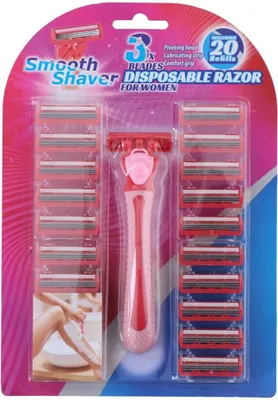 Produktbild von Smooth Shaver Rasierer 20 Ersatzklingen