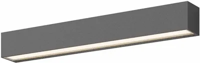 Produktbild von Lucande LED-Wandleuchte Lengo, 50cm anthrazit, up/down 3000K