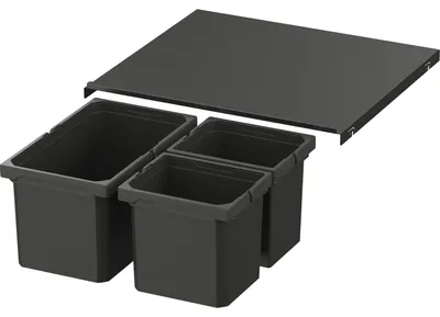 Produktbild von VS ENVI Free Pro Abfalltrennsystem KB 600/Höhe 216 mm Lava