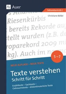Immagine prodotto di Texte verstehen - Schritt für Schritt Klasse 5-7