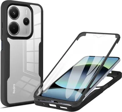 Obrázok produktu pre Puzdro pre Xiaomi Redmi Note 14 5G - Phonesta Slim Protect 360 Case s ochranou displeja - Čierna