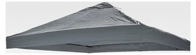 Produktbild von Ersatzdach für Pavillon 3x3 m Hellgrau wasserdicht aus PVC-beschichtetem Polyester 220 g