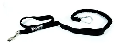 Produktbild von Zugleine mit Bungee Schwarz, 1,5 m