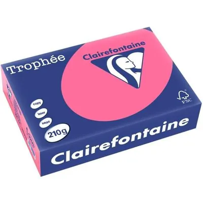 Produktbild von Clairefontaine Multifunktionspapier Trophée A4 210 g/qm eosin 250 Blatt