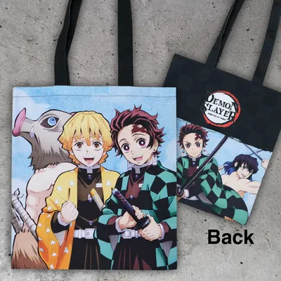 Obrázok produktu pre Torba na zakupy Demon Slayer: Kimetsu no Yaiba - Inosuke, Zenitsu, Tanjiro