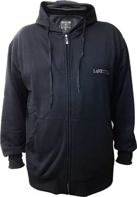 Produktbild von Übergrössen !!! Schicke Sweatjacke Lavecchia, Größe 3XL, Farbe Schwarz
