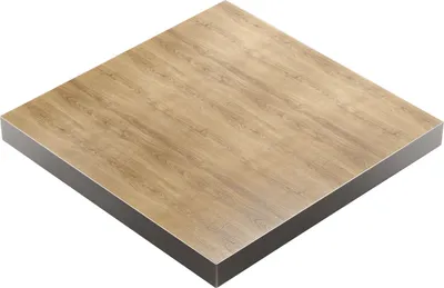 Produktbild von BRASIL | Gastro Tischplatte | B:T 50 x 50 cm | Eiche | Quadratisch | Gastro Tischplatte