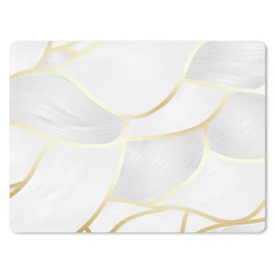 Produktbild von MuchoWow® Mauspad Mousepad Abstraktes Muster mit goldenen Linien 23x19 cm - Mousepads - Maus Mat - Pad - Mausunterlage - Schreibtischunterlage - Mauspad
