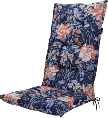 Produktbild von Madison Tuinstoelkussen hohe Rückenlehne 50x123 cm Maxime Indigo, wetterfest und pflegeleicht