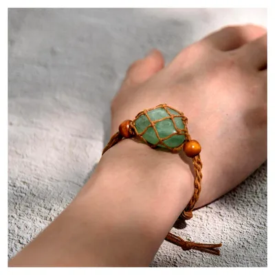 Produktbild von Leerer Steinhalter für Armbänder, Verstellbare Steinhalterung für Schmuck, Halskette mit rohem Steinhalter, Zubehör für die Schmuckherstellung