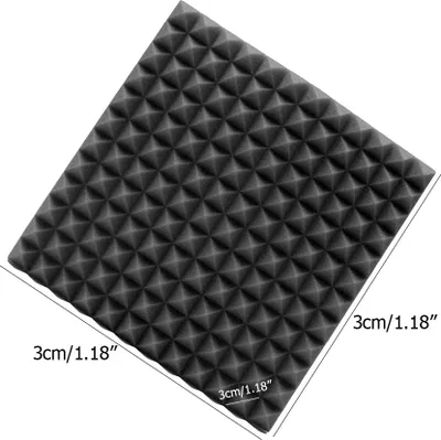 Obrázok produktu pre 12ks akustické penové panely absorpcia zvuku pyramída štúdio liečba steny