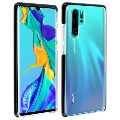Image de Coque fine en silicone renforcée pour Huawei P30 Pro, Tiger Case by Muvit – Transparente
