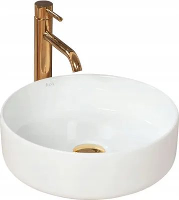 Produktbild von Rea Aufsatzwaschbecken Sami Round White