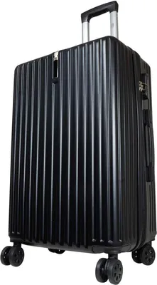 Produktbild von Weekender Reisekoffer Größe 67cm Hartschale Koffer-Trolley Trendyshop365 Farbe schwarz