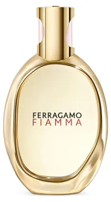 Productafbeelding van Salvatore Ferragamo Fiamma, voor dames, 50 ml, parfum (concentraat), geurnoten: iris, kersen, kalmoes, nectarine, peer, saffraan, damascusroos, gardenia, vlierbes, jasmijn, ambroxan, muskus, patchouli