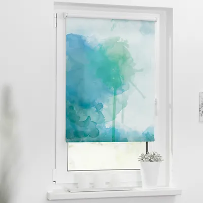 Obrázek produktu pro Roleta na okno Lichtblick bez vrtání Akvarel 100x150 cm včetně upínacích držáků