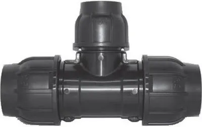 Image de Gebo Plast T-Stück 3 Seiten zum Klemmen, Abgang reduziert, 32 x 25 x 32 mm